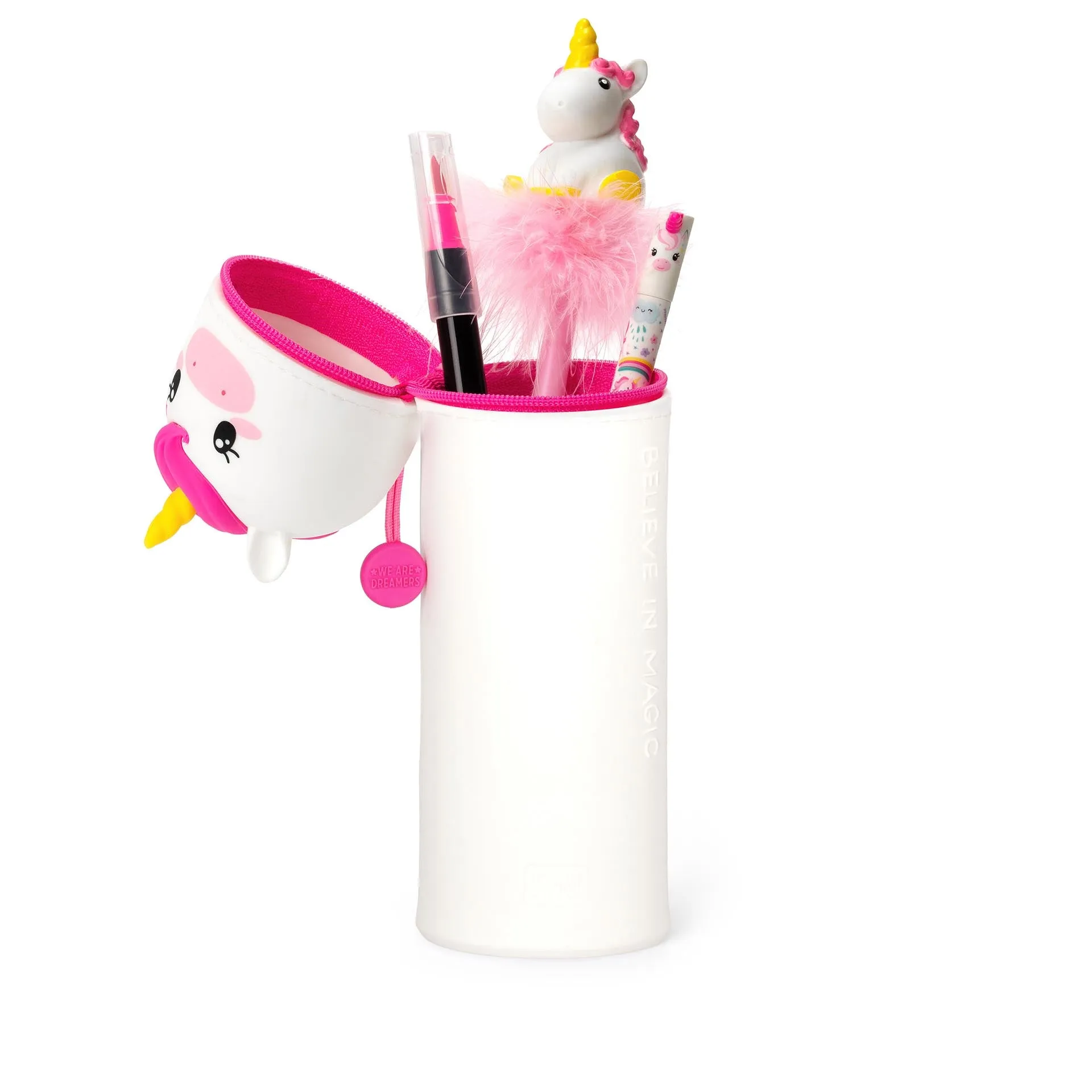 2 In 1 Soft Silicone Pencil Case - Kawaii - Unicron
