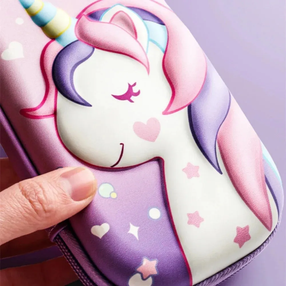 3D Large Capacity Unicorn and Space Design Pencil Case/Pen Box