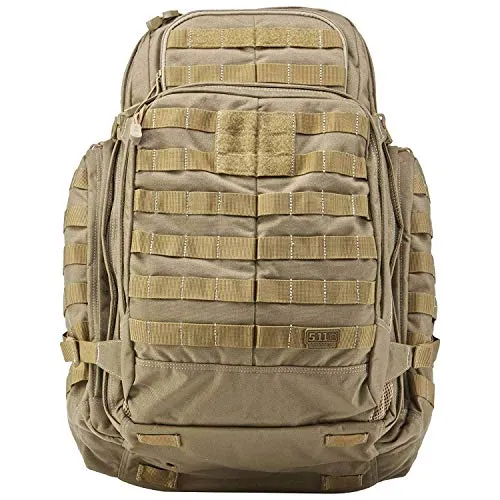 5.11 RUSH72 Tactical Backpack Med First Aid Patriot Bundle - Sandstone