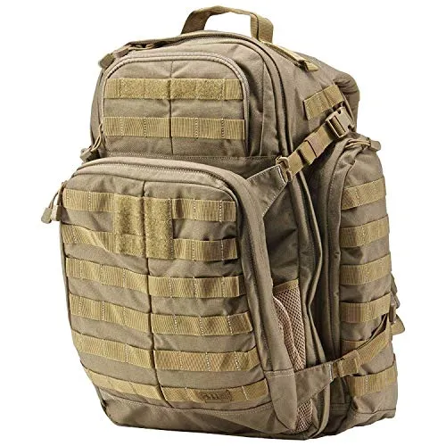 5.11 RUSH72 Tactical Backpack Med First Aid Patriot Bundle - Sandstone