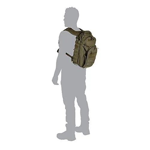 5.11 Tactical All Hazards Nitro Backpack, Nylon, 21-Liter Capacity, Gear Compatible, Sandstone, 1 SZ, Style 56167