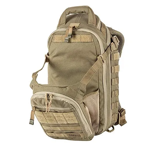 5.11 Tactical All Hazards Nitro Backpack, Nylon, 21-Liter Capacity, Gear Compatible, Sandstone, 1 SZ, Style 56167