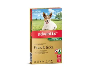 ADVANTIX SMALL DOG UP TO 4KG 3PK