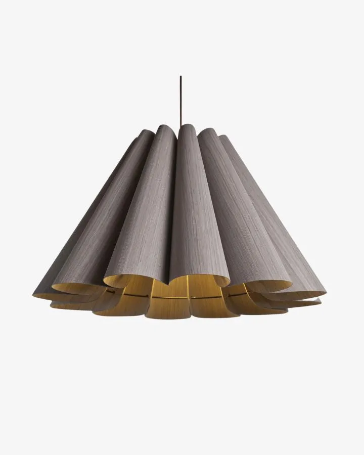 Artistic Flexible Wood Veneer Pendant