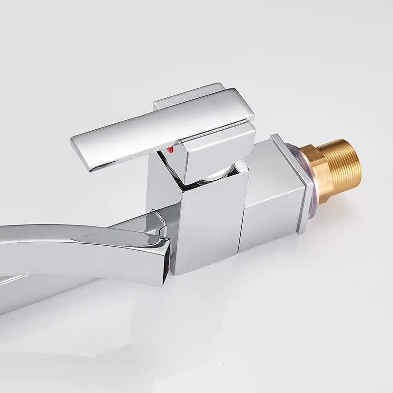 Artistic Water Switching Single Handle Waterfall Faucet