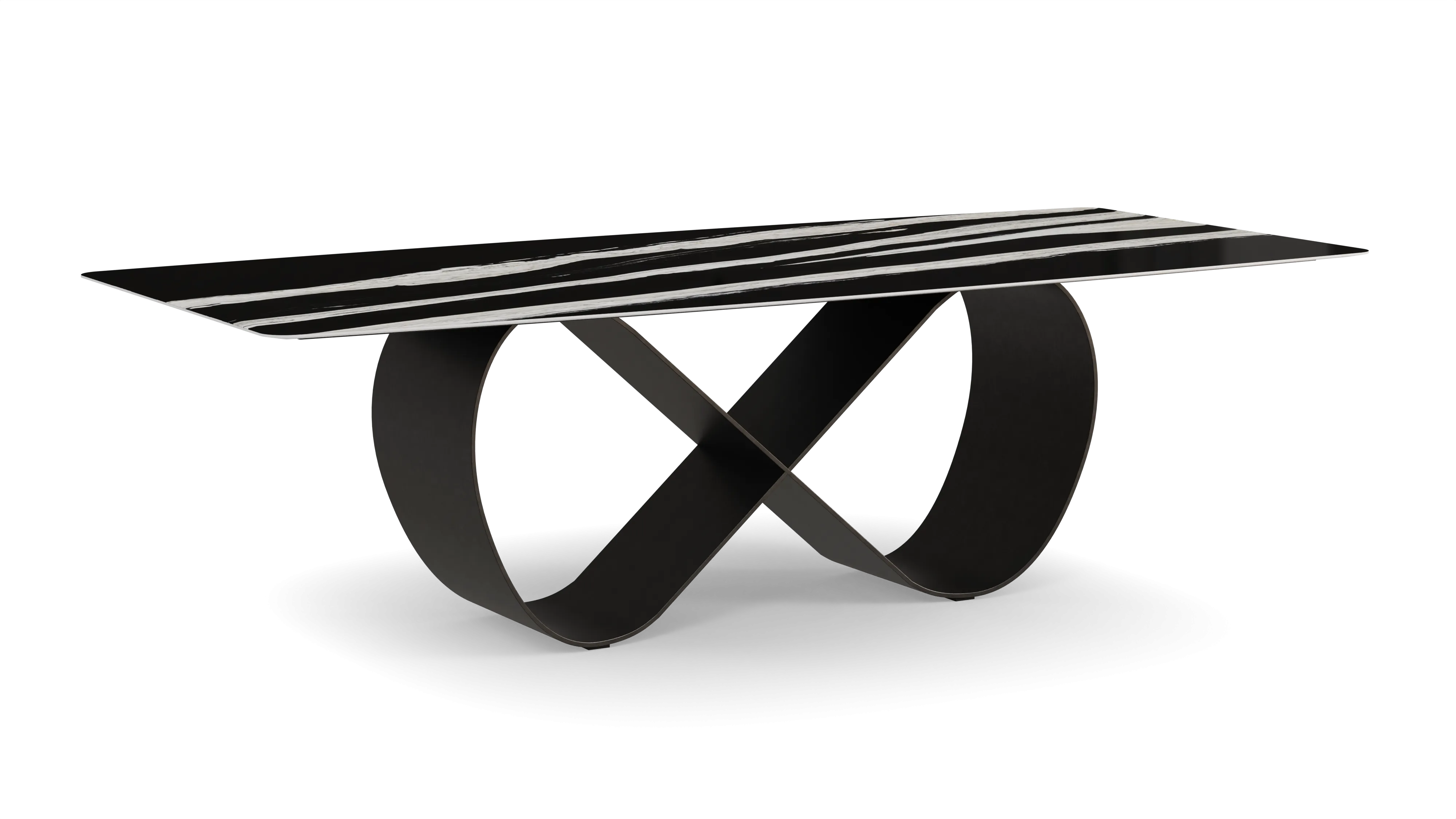 Astor Dining Table Black Infinity Base