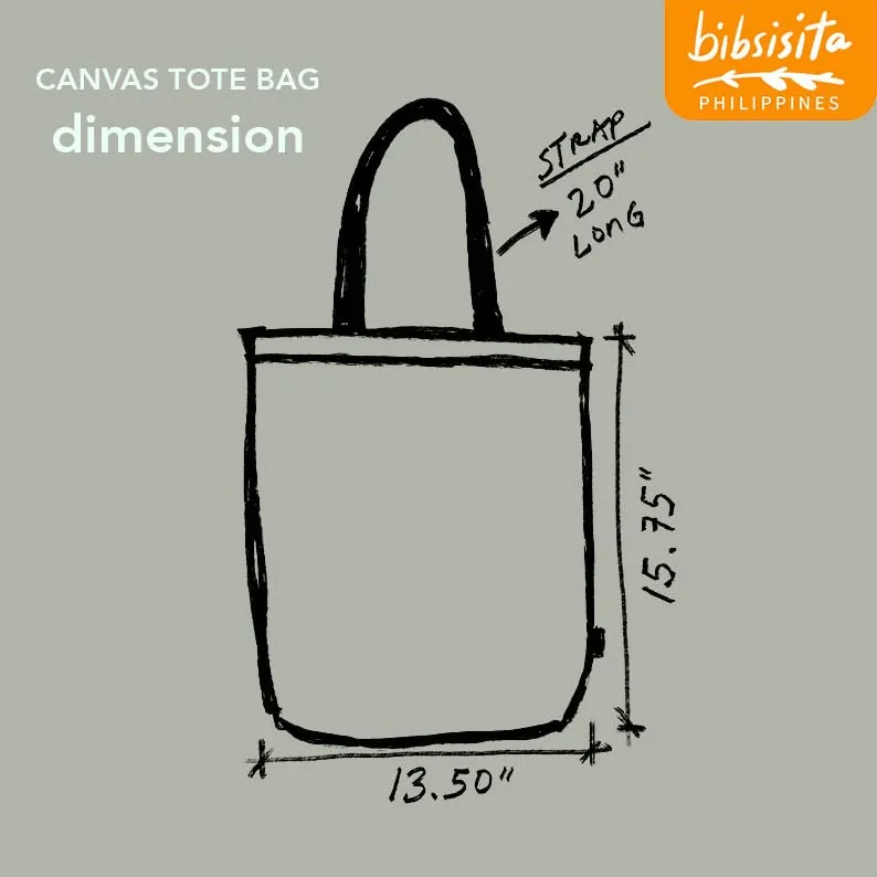 Bibsisita Tote Bag- DON'T GIVE UP