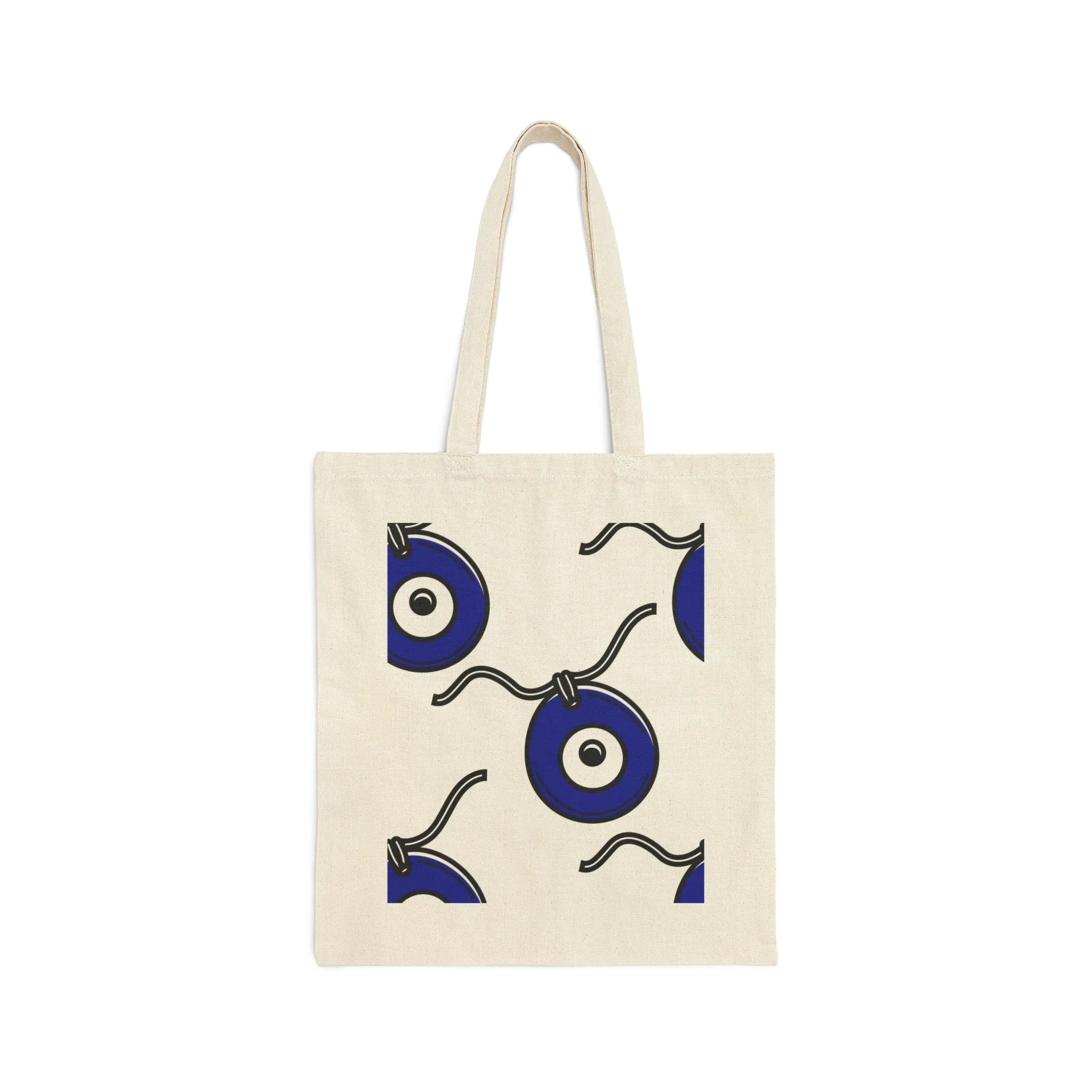 Blue Eye Medallion Tote Bag