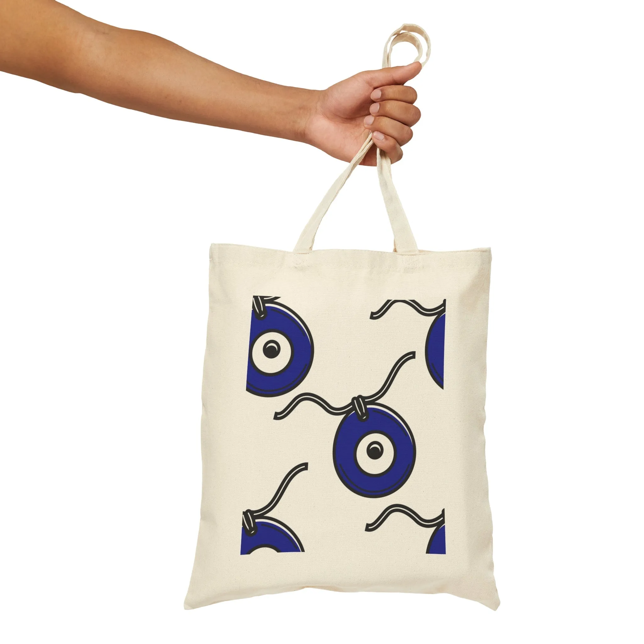 Blue Eye Medallion Tote Bag