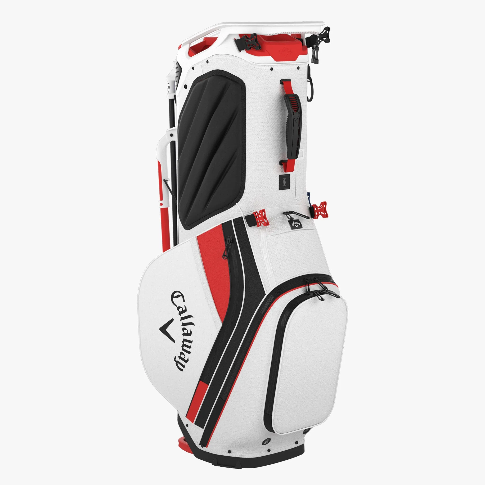 Callaway Fairway 14 Stand Bag White/Black/Fire Red