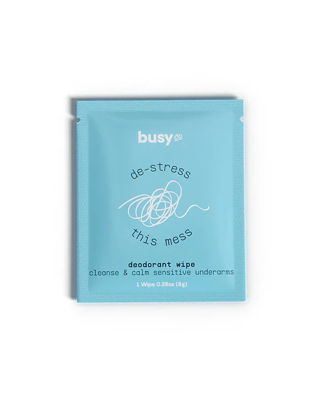 CALM Deodorant Wipes with Papaya, Zinc   Prebiotics | 15 count