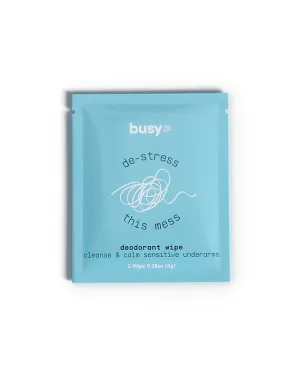 CALM Deodorant Wipes with Papaya, Zinc   Prebiotics | 15 count
