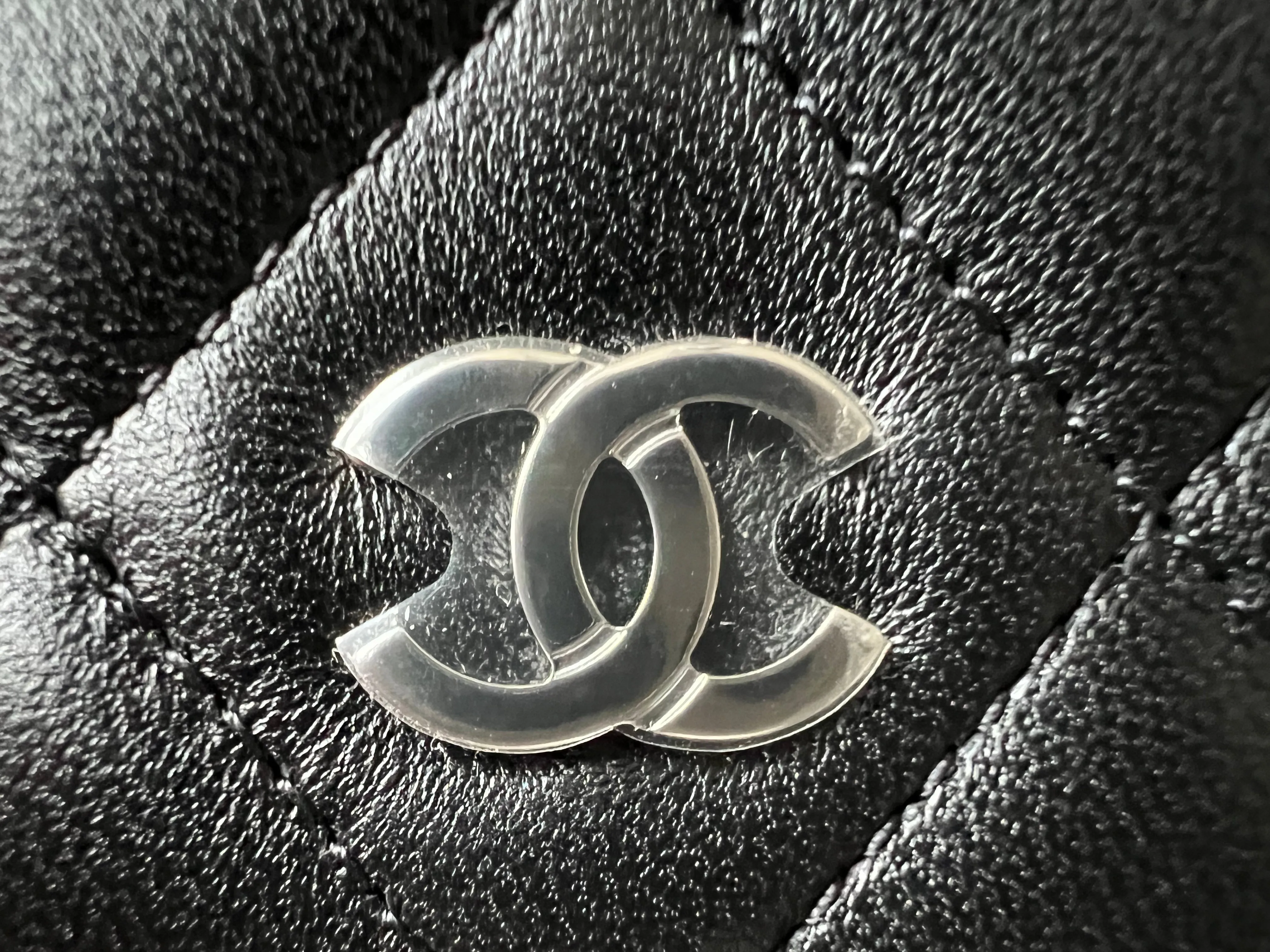 Chanel Black Lambskin Wallet on Chain with silver hardware (RRP £2,490)