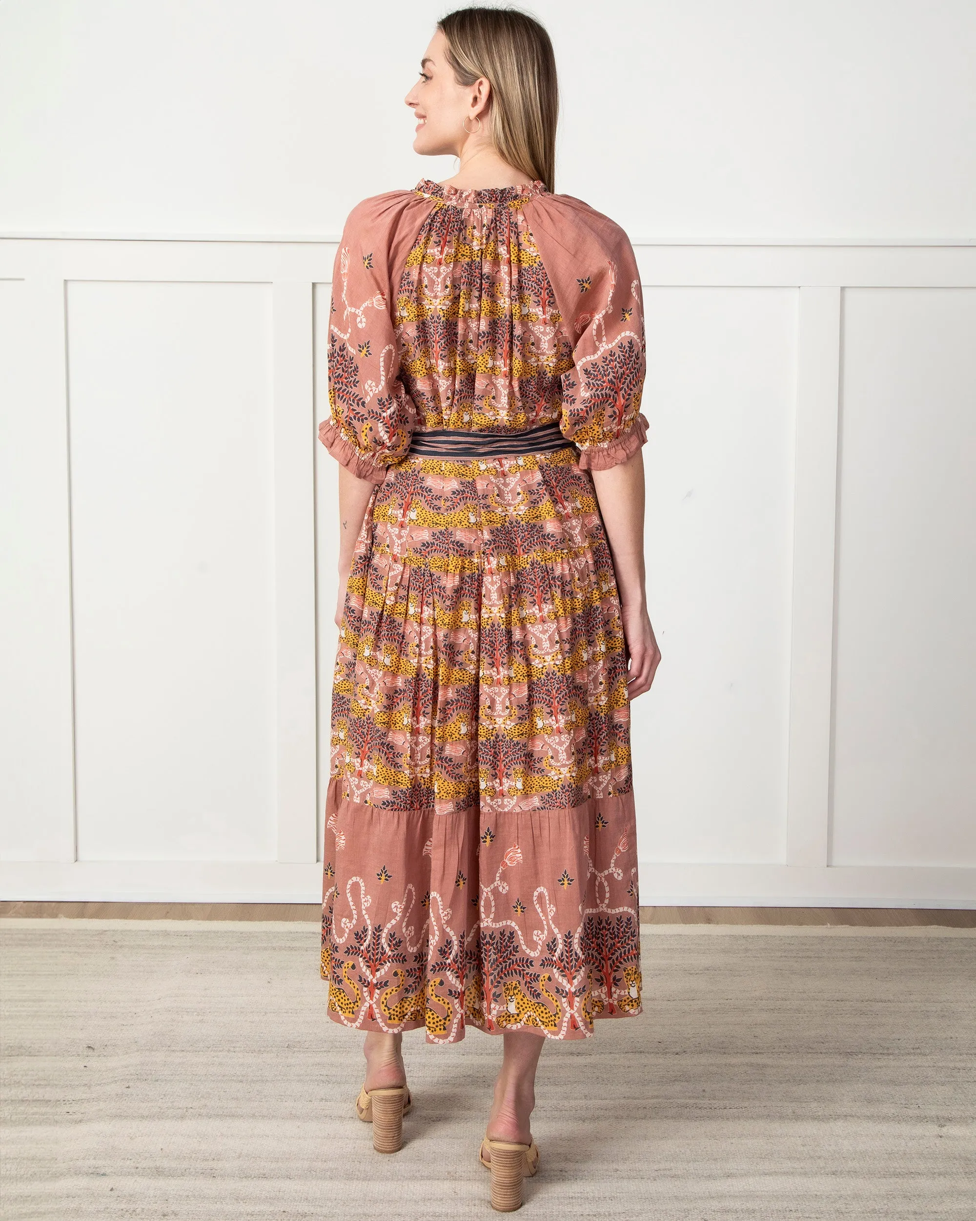 Charming Cheetahs - Vibrant Voyage Dress - Mushroom
