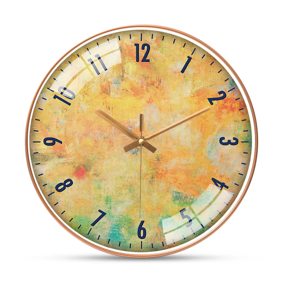 Charming gradient wall clock