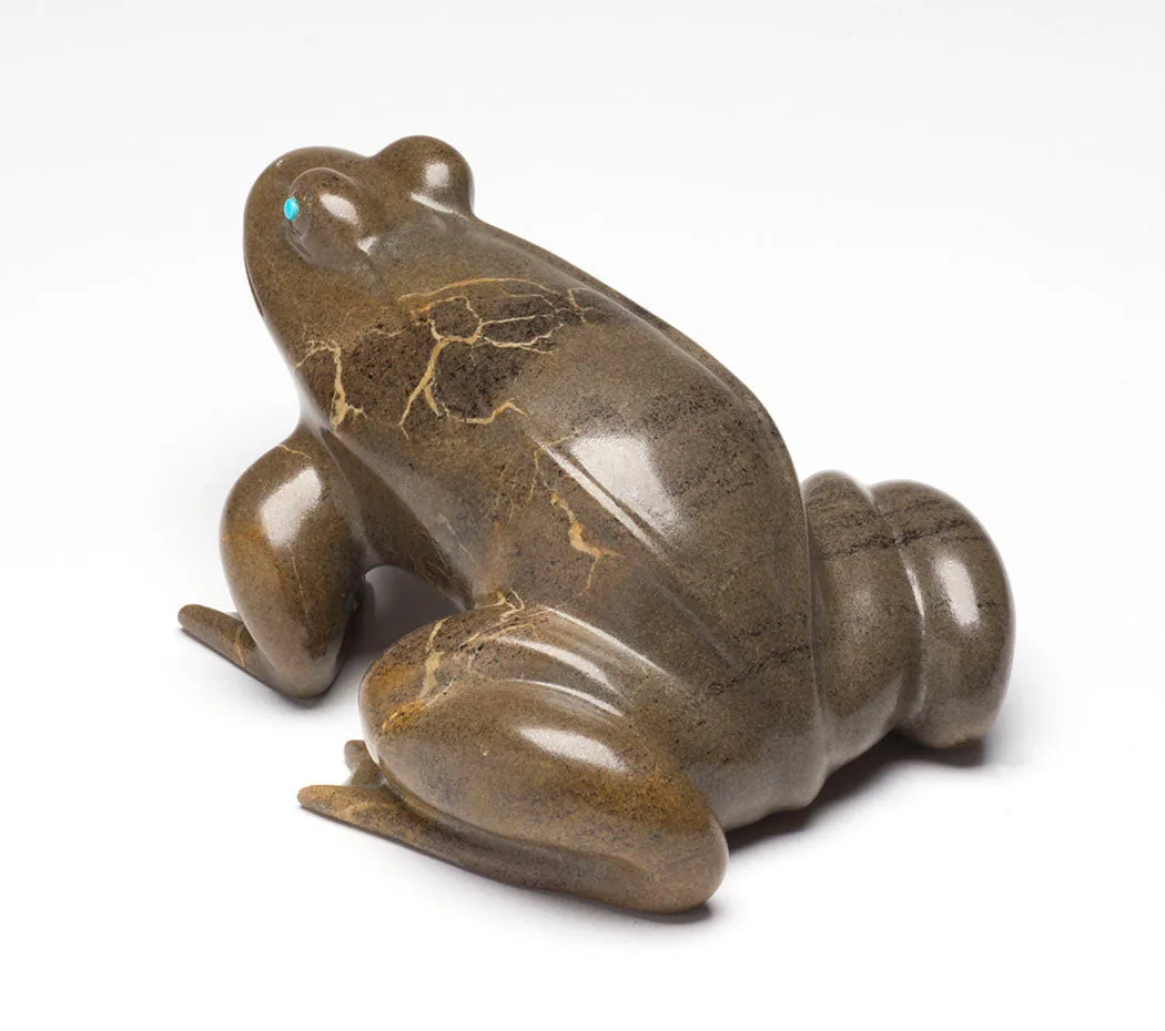 Charming Nutria Travertine Frog