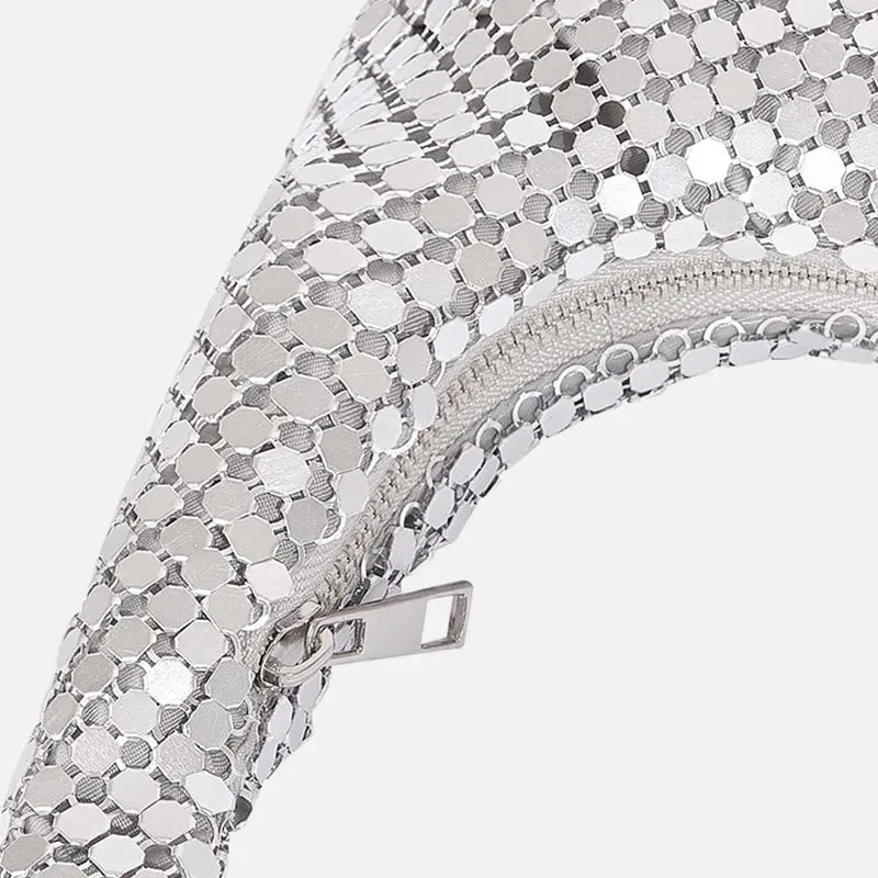 Evening Bag For Women Metal Bling Sparkly Party Purse Handbag