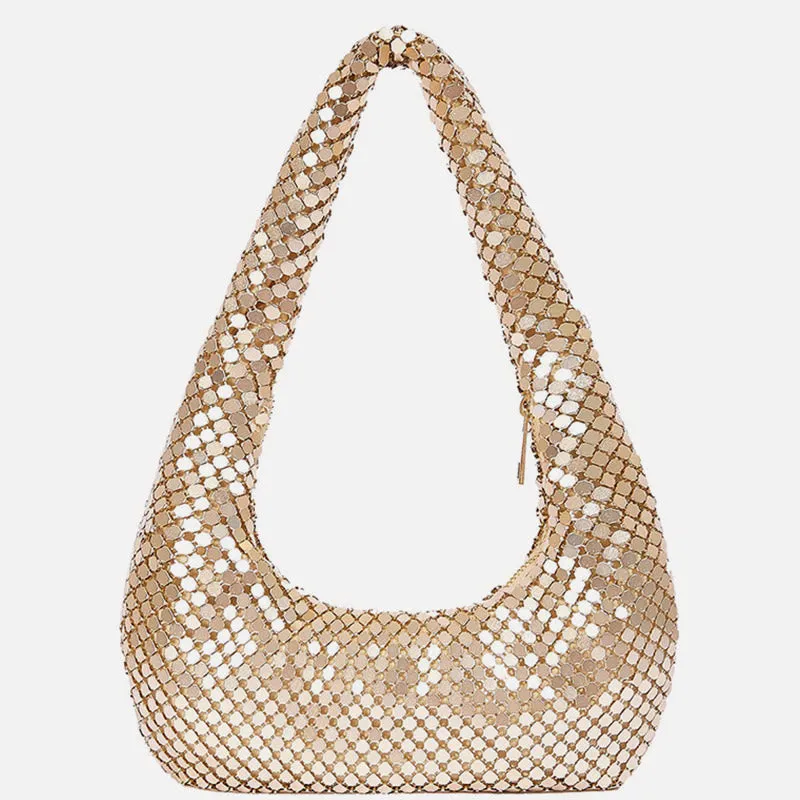 Evening Bag For Women Metal Bling Sparkly Party Purse Handbag