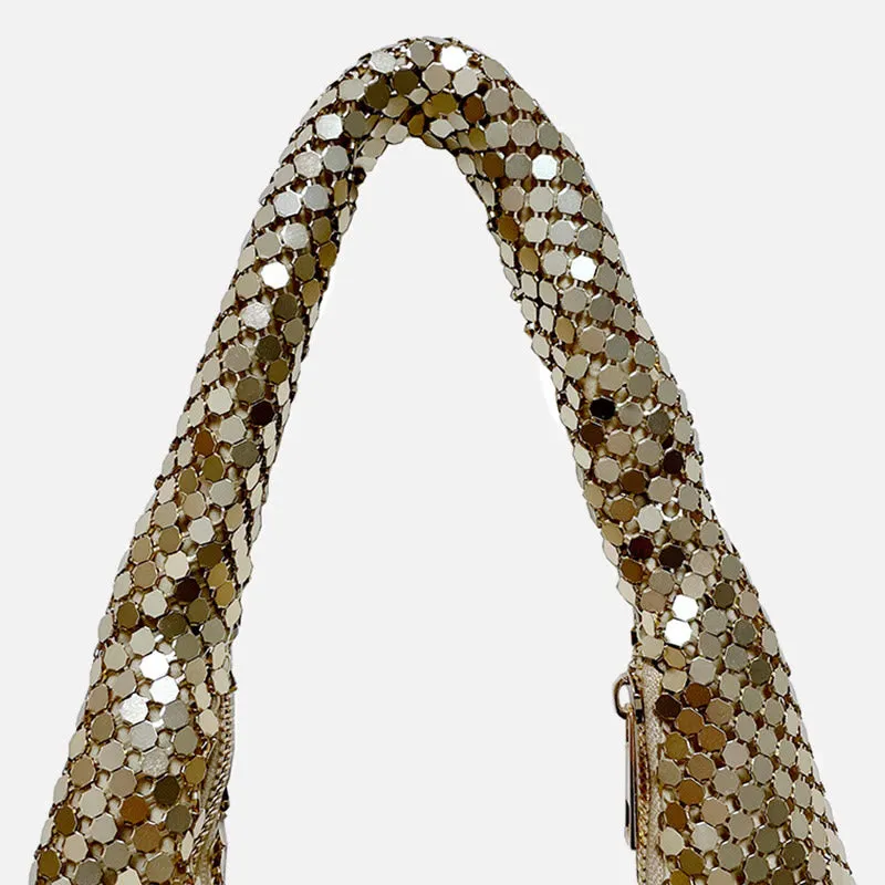 Evening Bag For Women Metal Bling Sparkly Party Purse Handbag
