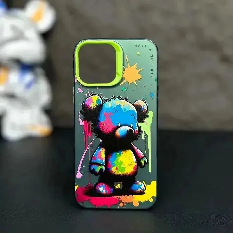 Fashion Graffiti Animal Print Case (For iPhones)