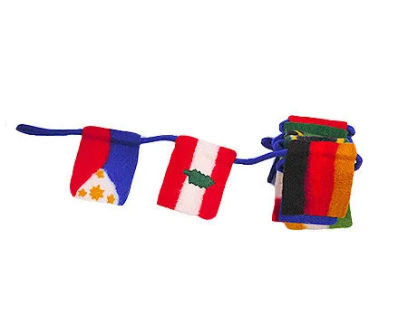 Felt Travel Flags