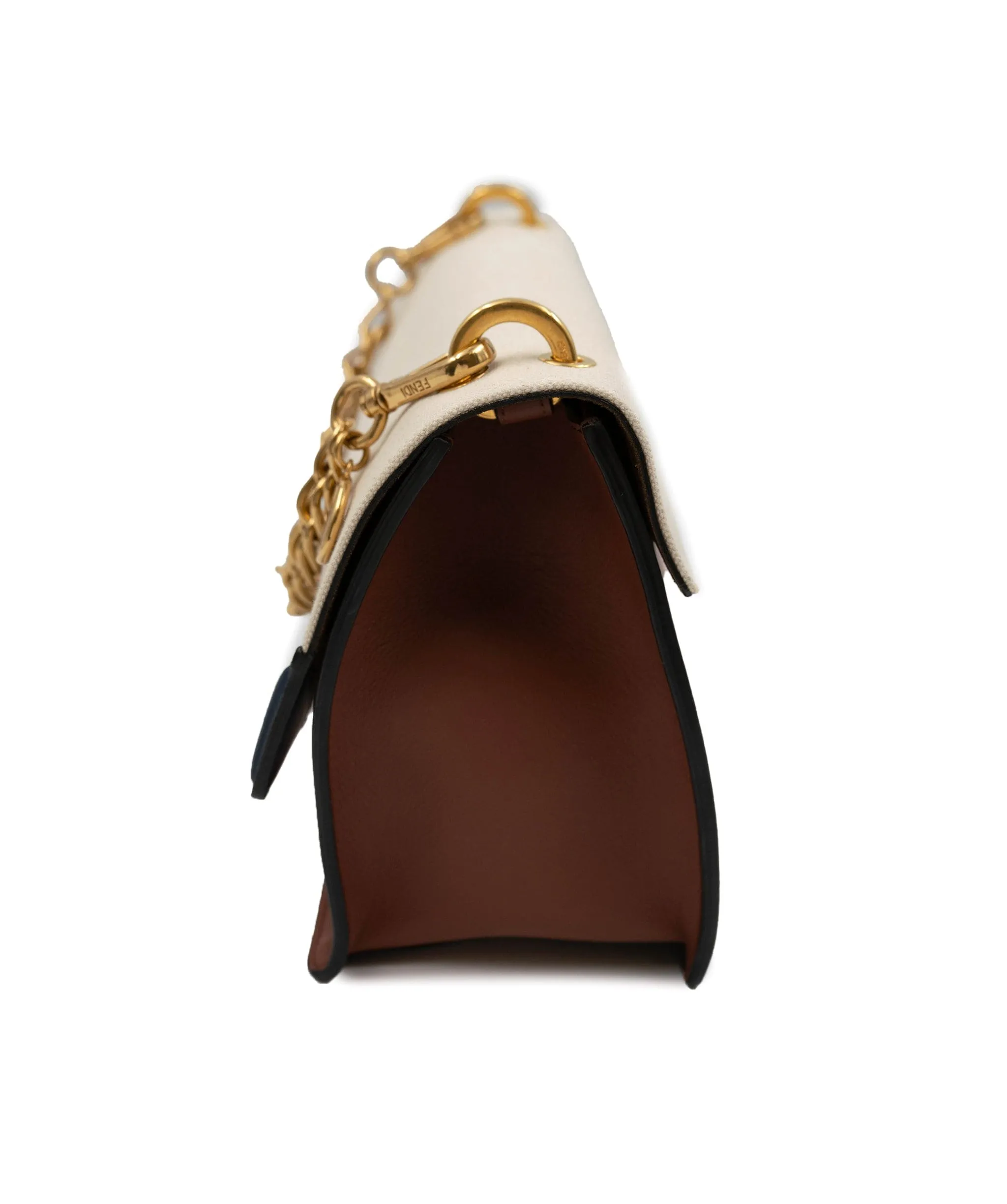 fendi Kanu Canvas and Leather Bag ADL2050