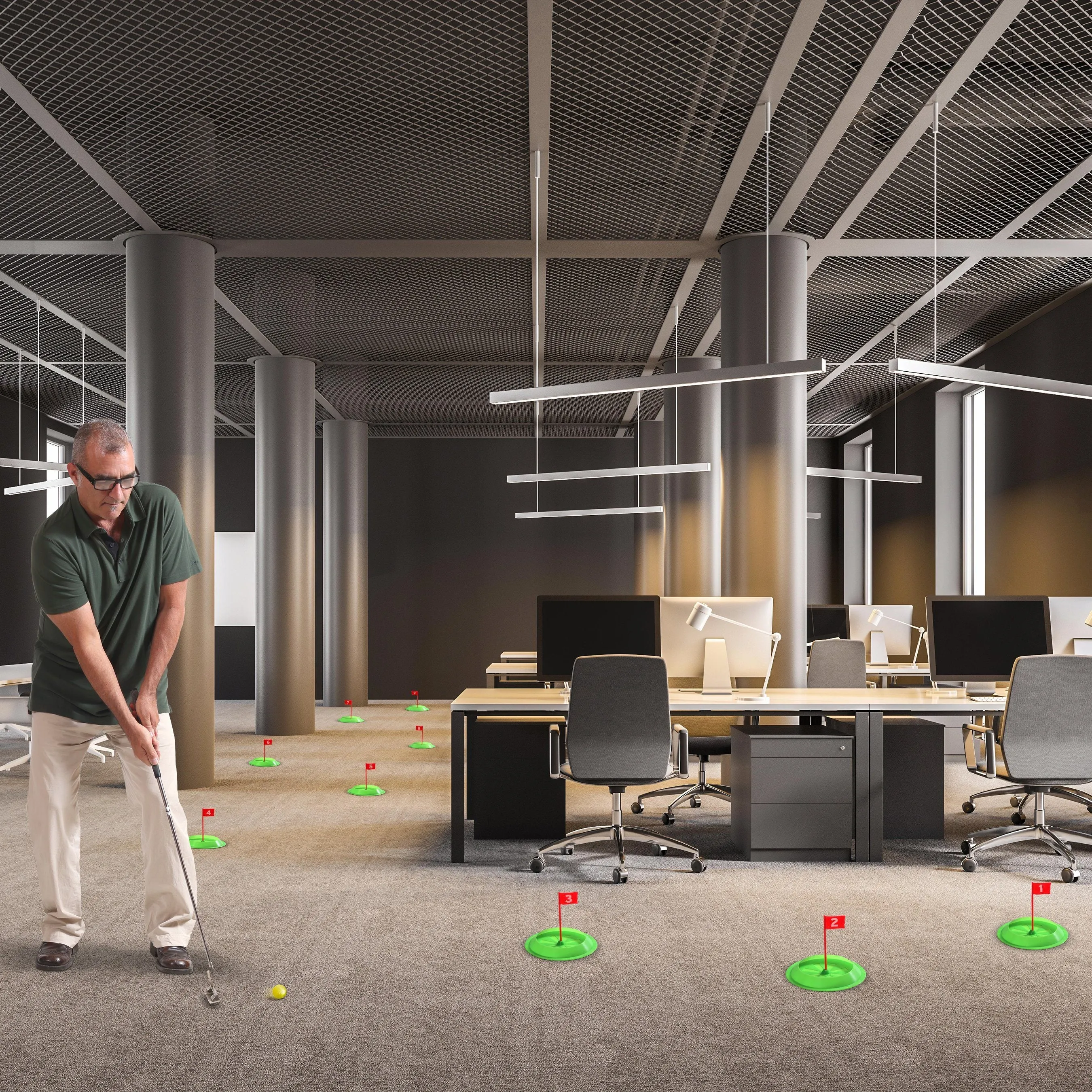 GoSports Pure Putt Challenge Mini Golf Game