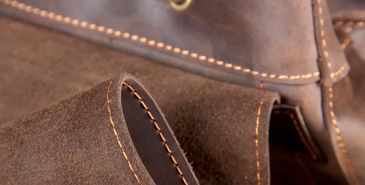 High Quality Genuine Leather Outdoor Backpack YG1112