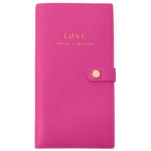 Katie Loxton Magenta Pink Travel Wallet - Love