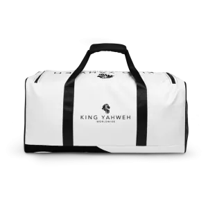 King Yahweh Worldwide Classic 2.0 Duffle Bag (Snow White & Black)