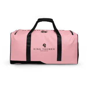 King Yahweh Worldwide Classic 2.0 Duffle Bag (Soft Pink & Black)