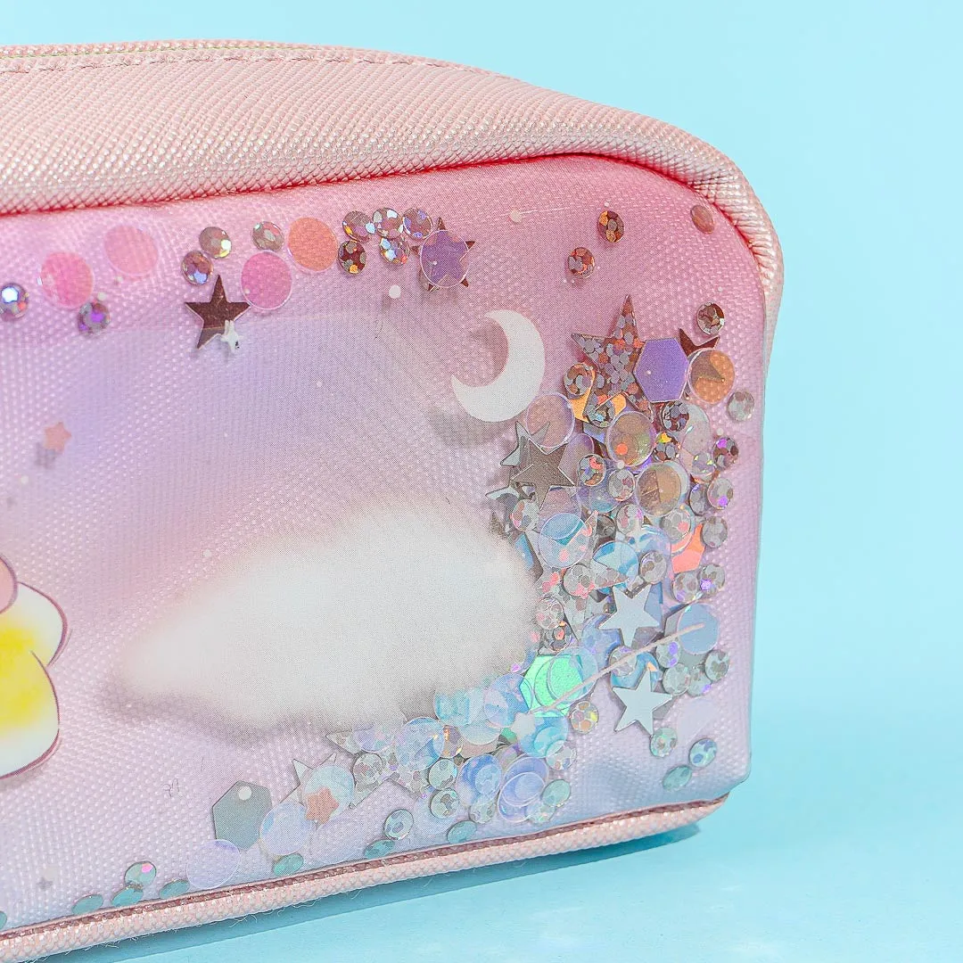 Kirby Glittery Warp Star Pencil Case
