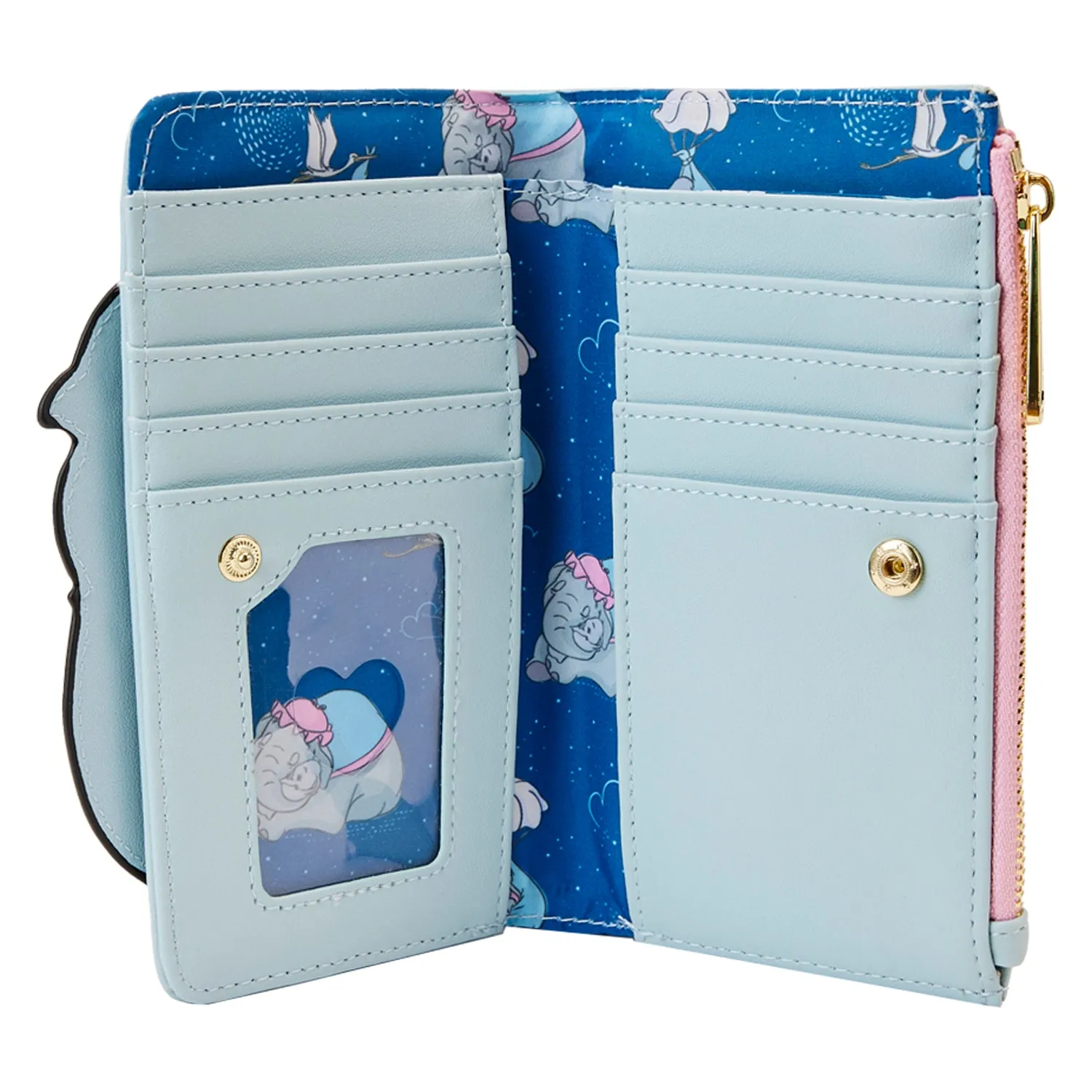 LF Disney Dumbo Mrs Jumbo Craddle Flap Wallet