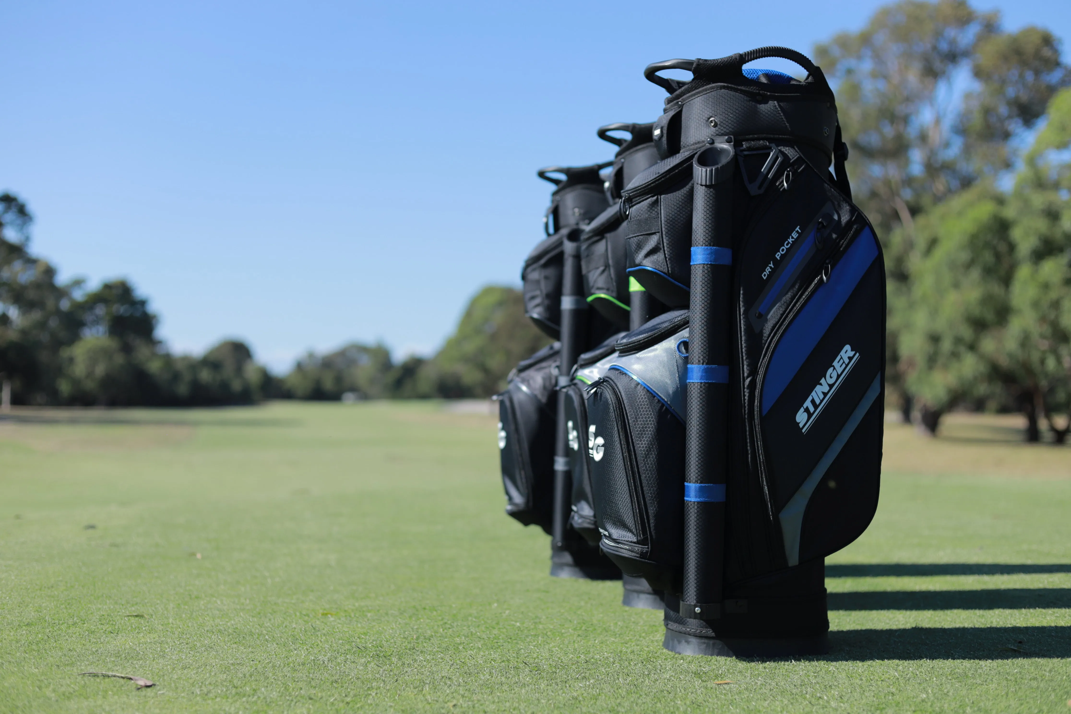 Light Weight Premium Golf Bag - Black/Blue