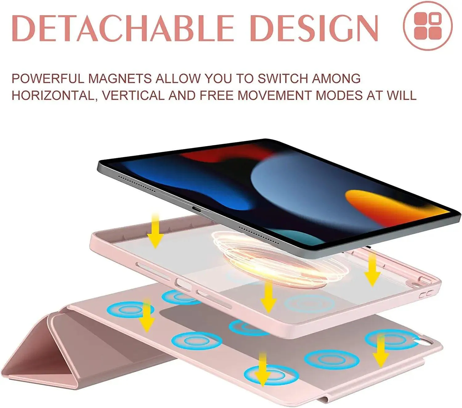 Magnetic Detachable Back Case iPad Pro 11 2022