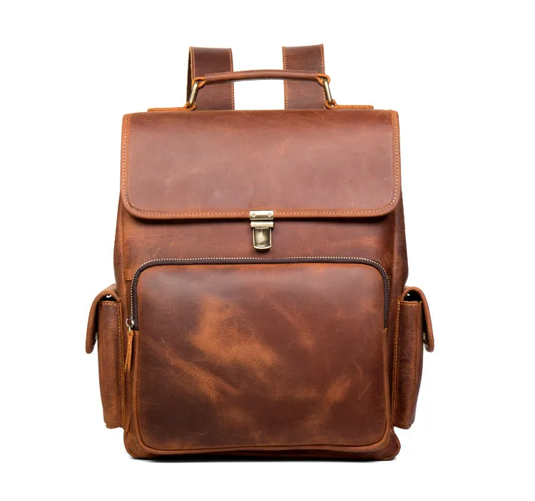 MANTIME TWENTIETHS OUTDOOR HANDMADE LEATHER BACKPACK