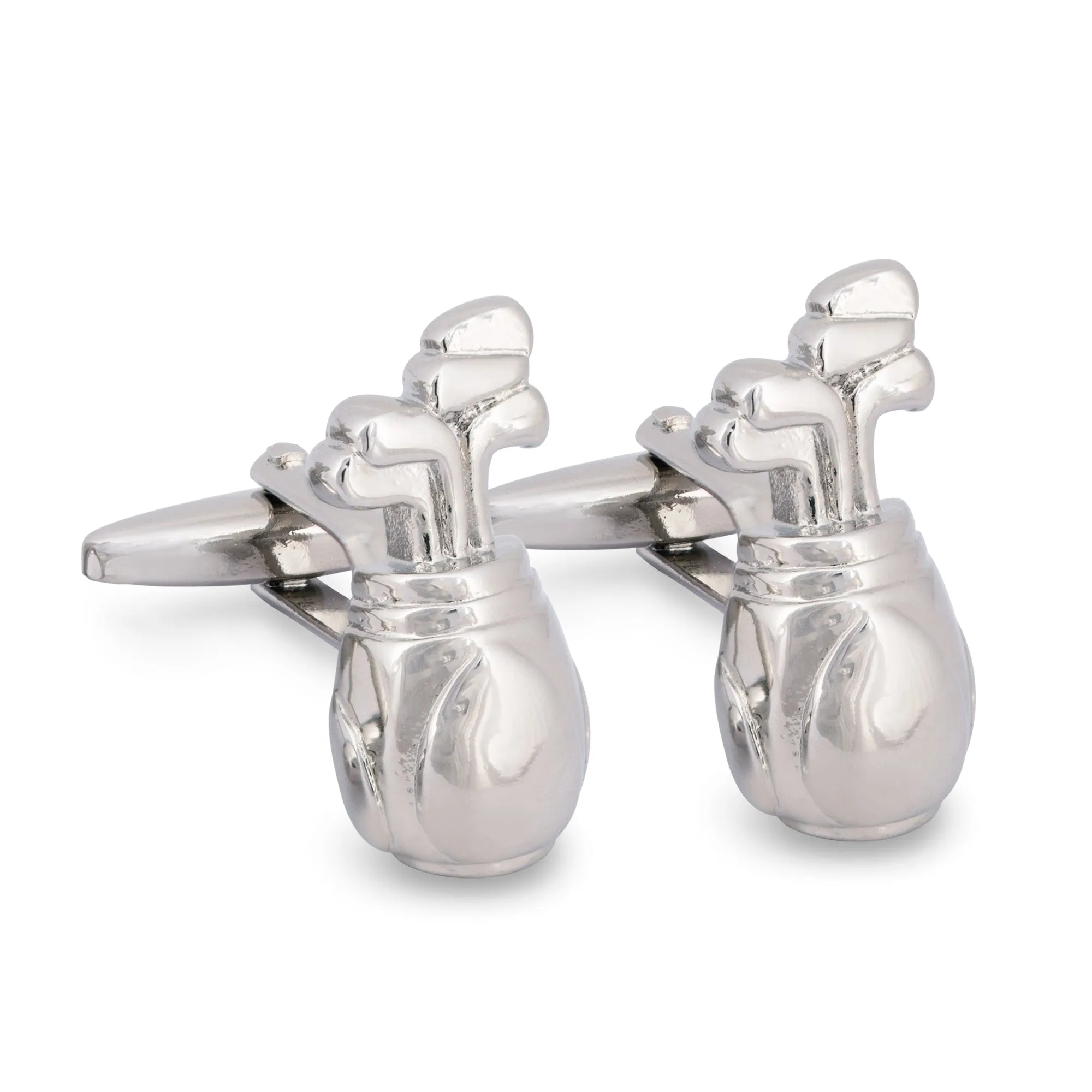 MarZthomson Golf Bag Cufflinks in Silver (Online Exclusive)