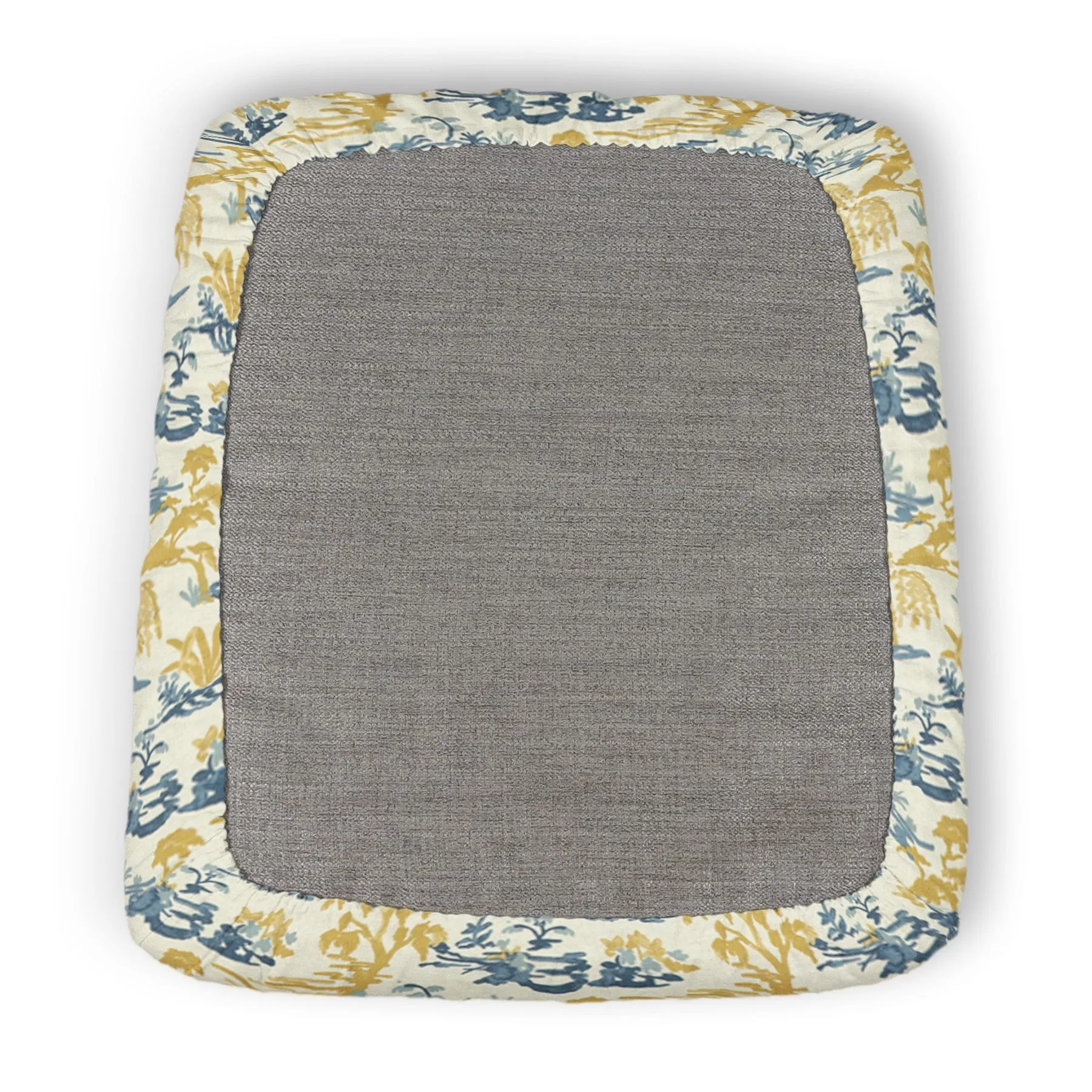 Meadow Tuscany Cotton Slub Custom Elastic Fitted Cushion Cover