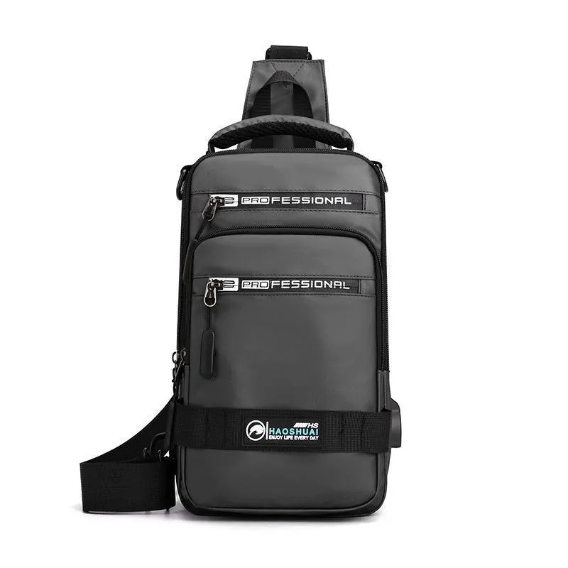 Men Multifunction USB Charging Port Backpack