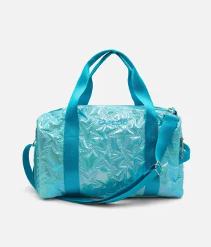 Metallic Star Duffle, Adjustable Strap & Shoe Pocket Dance Bag - B323
