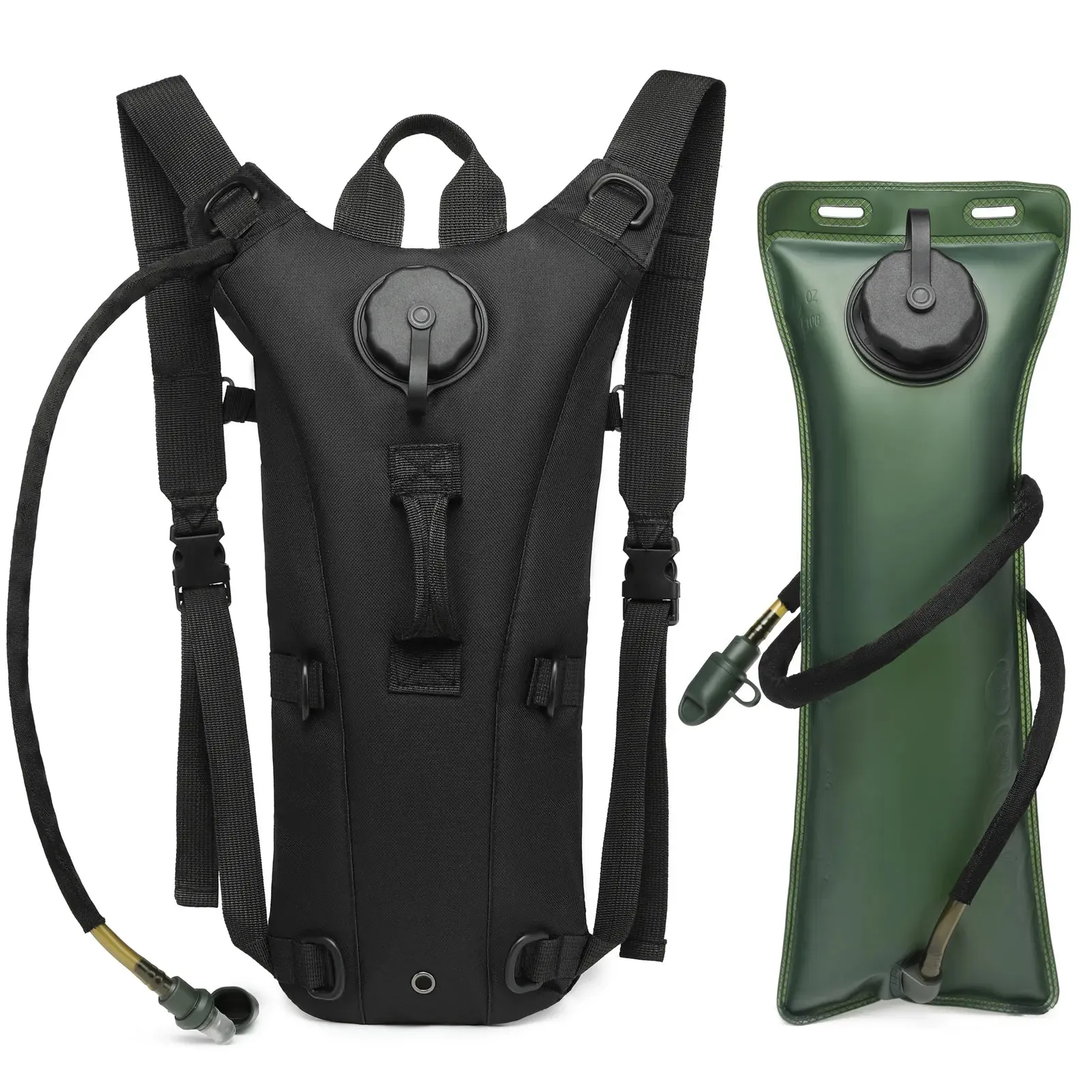 Military Tactical Hydration Pack with 3L Bladder
