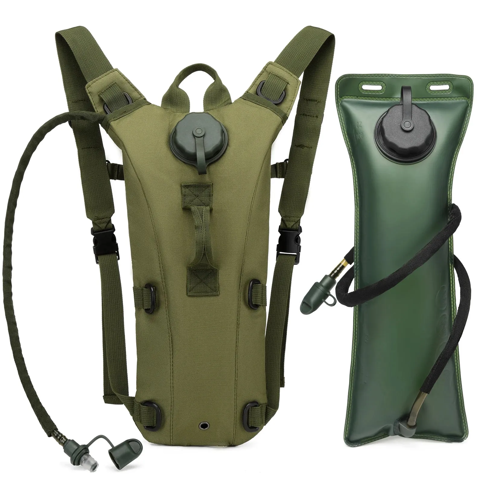 Military Tactical Hydration Pack with 3L Bladder