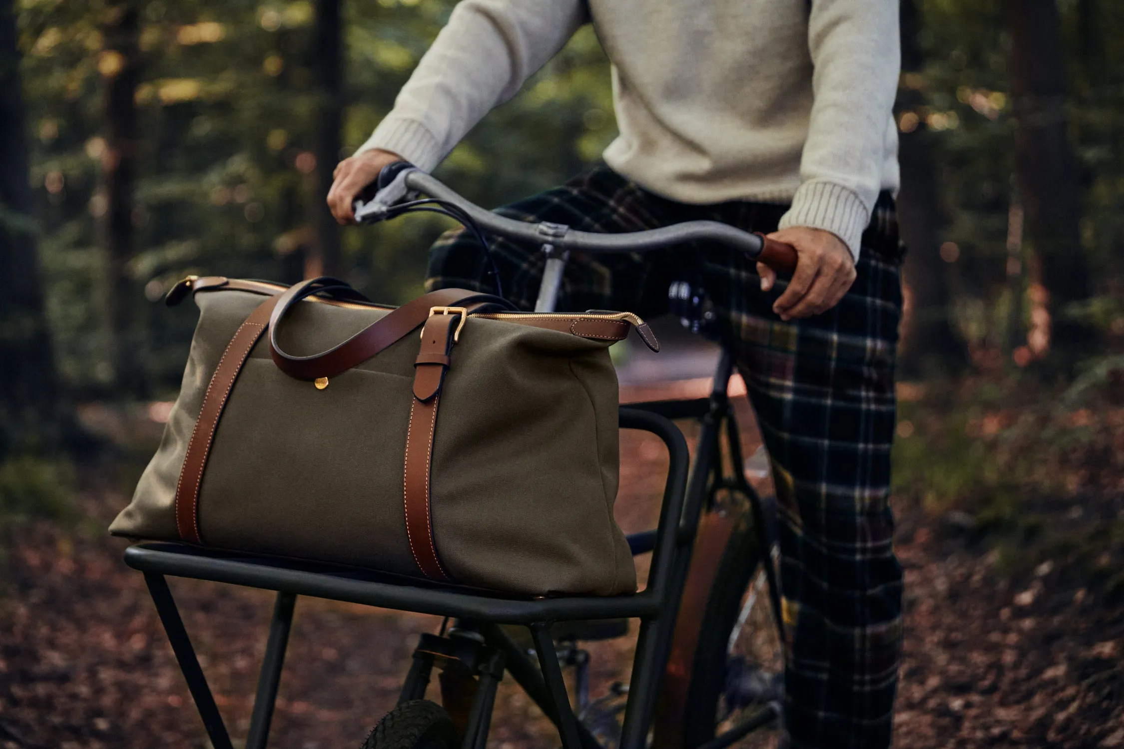 M/S Holdall – Army/Dark Brown