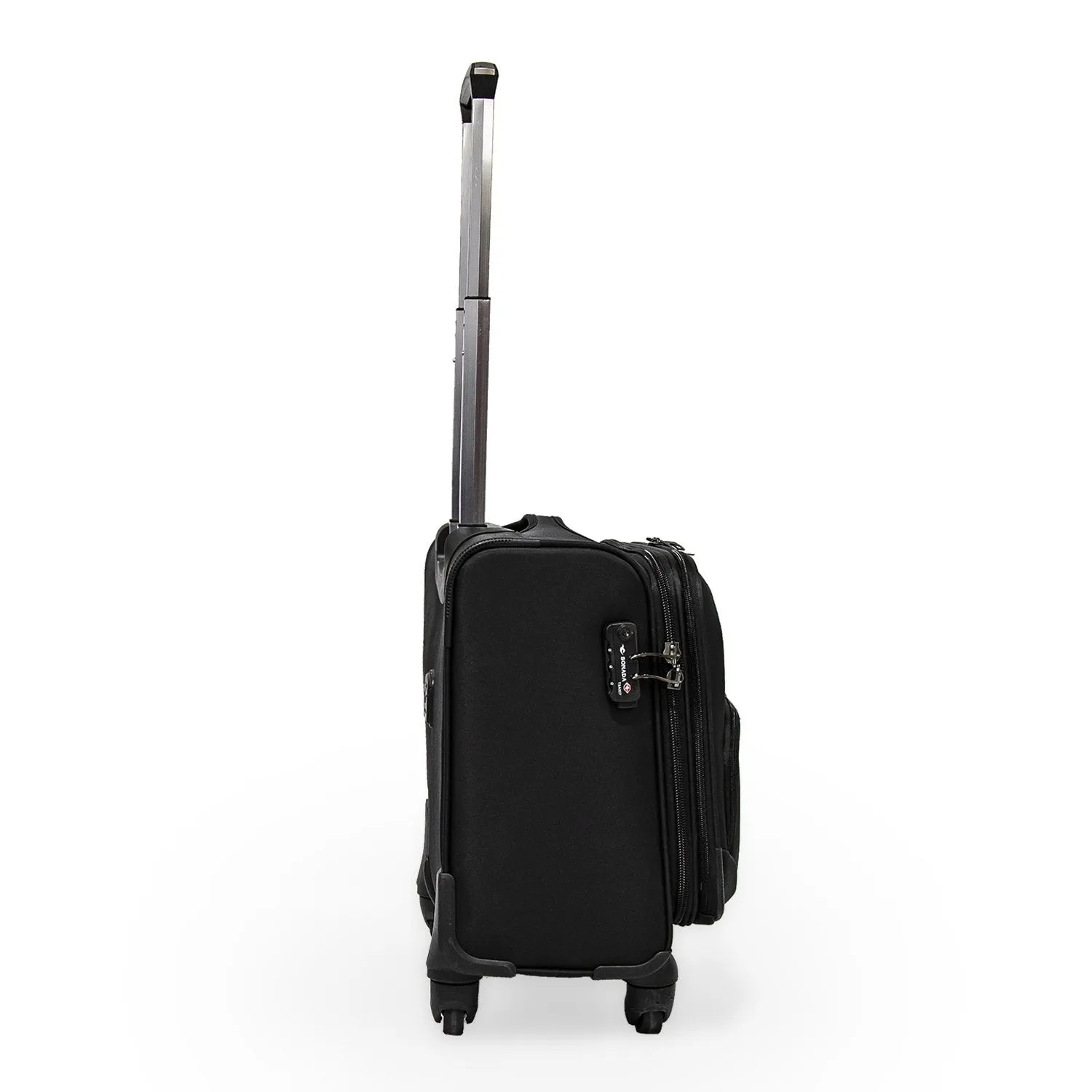Nylon Office Bag Roller Cases,CA95049-17-Black