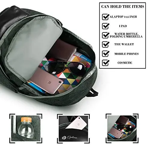 Optima No turning back series Travel Laptop Backpack,Water Resistant