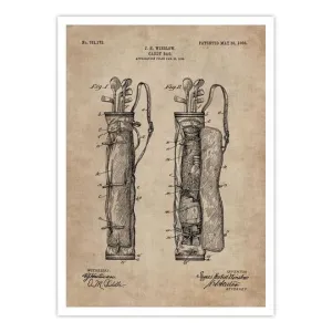 Patent Document of a Caddy Bag