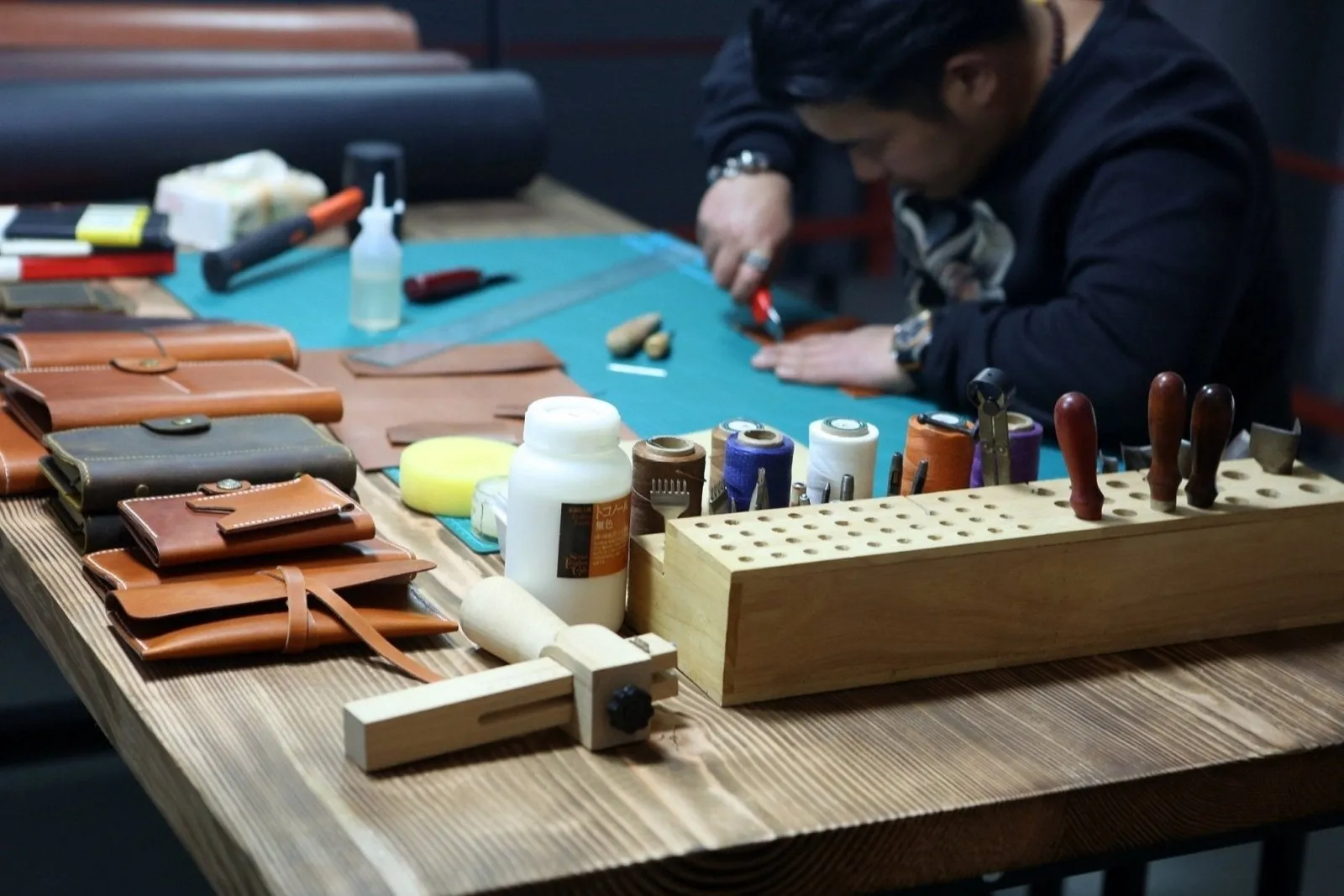Personalized Leather field notes case wallet