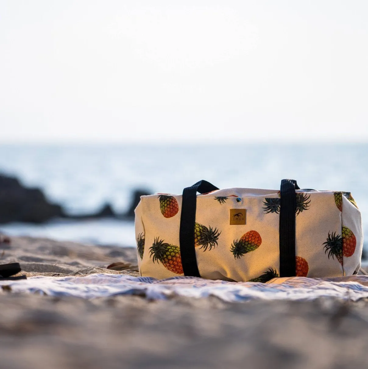 Pineapple Canvas Duffle Bag