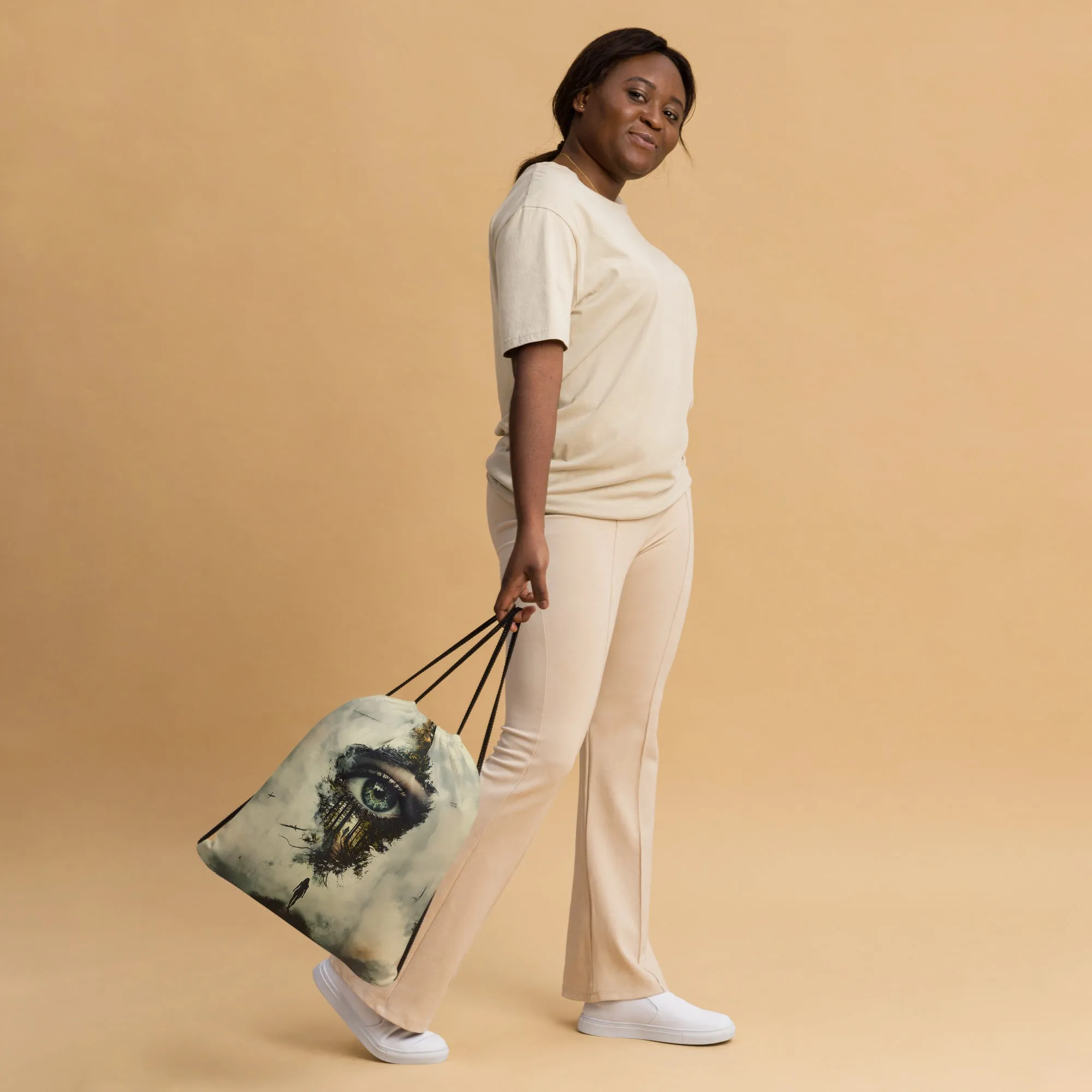 Serene Vision Drawstring bag