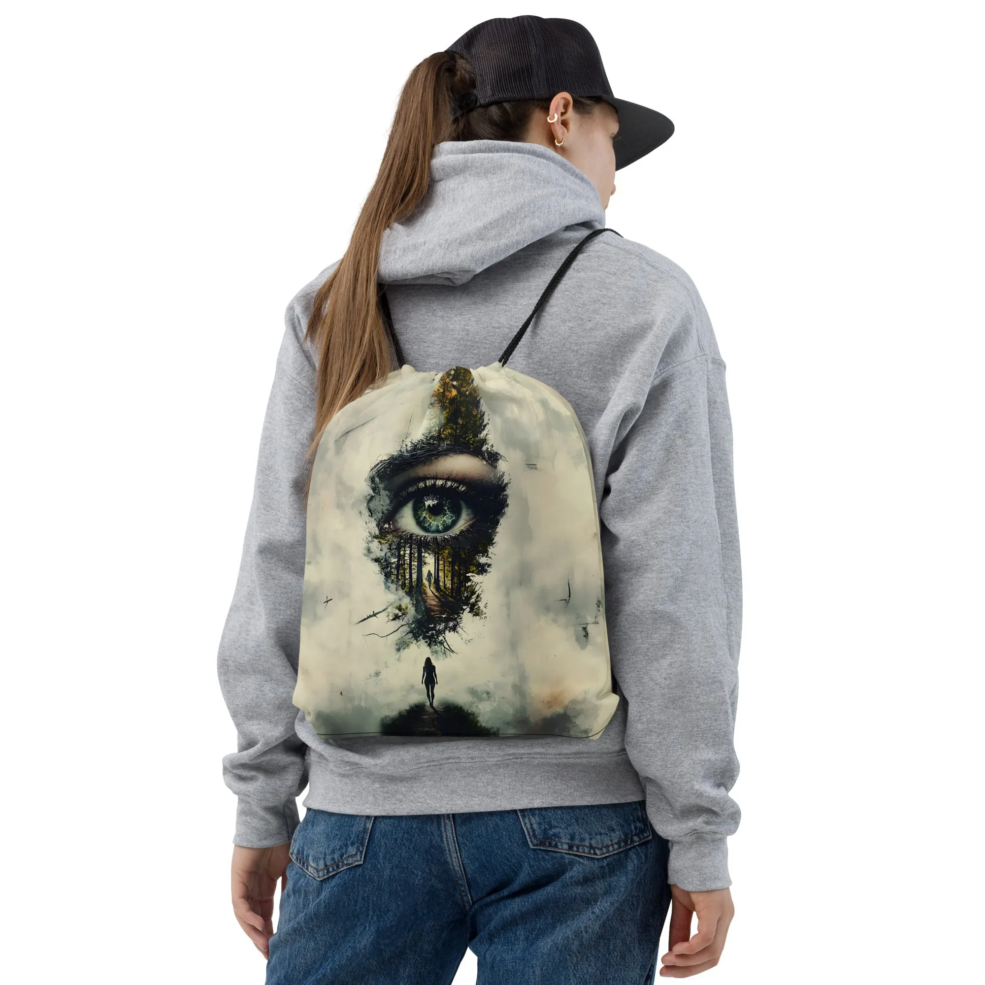 Serene Vision Drawstring bag